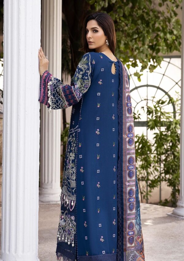 Tessa Embroidered Tjg 01 Zinc Mist Winter Collection