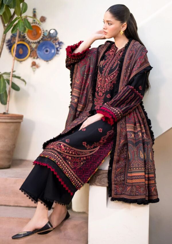 Xenia Dhoop Kinaray Dk 03 Siyah Winter Collection