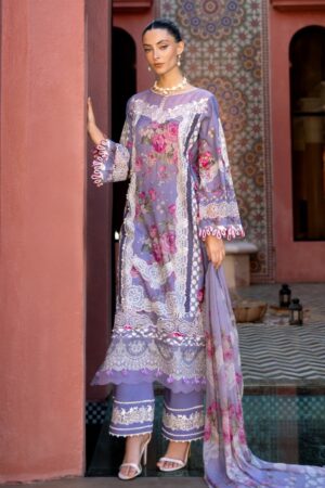 Elaf Premium Signature Embroidered Ets 2a Savannah Lawn Collection