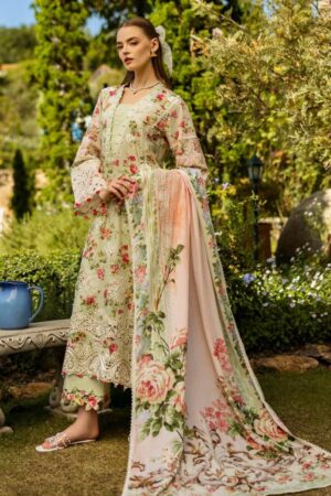 Elaf Premium Print Chikankari Elk 04a Dear Paradise Lawn Collection