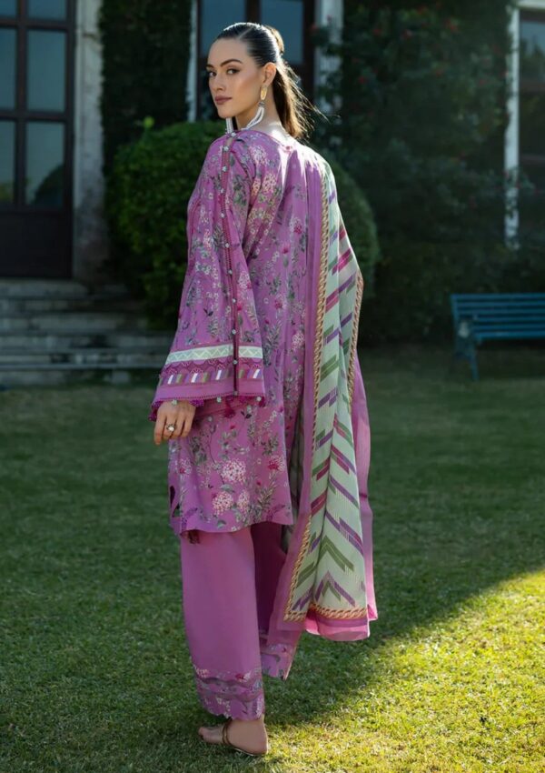 Elaf Premium Prints Epe 04b Fuchsia Fantasy Lawn Collection