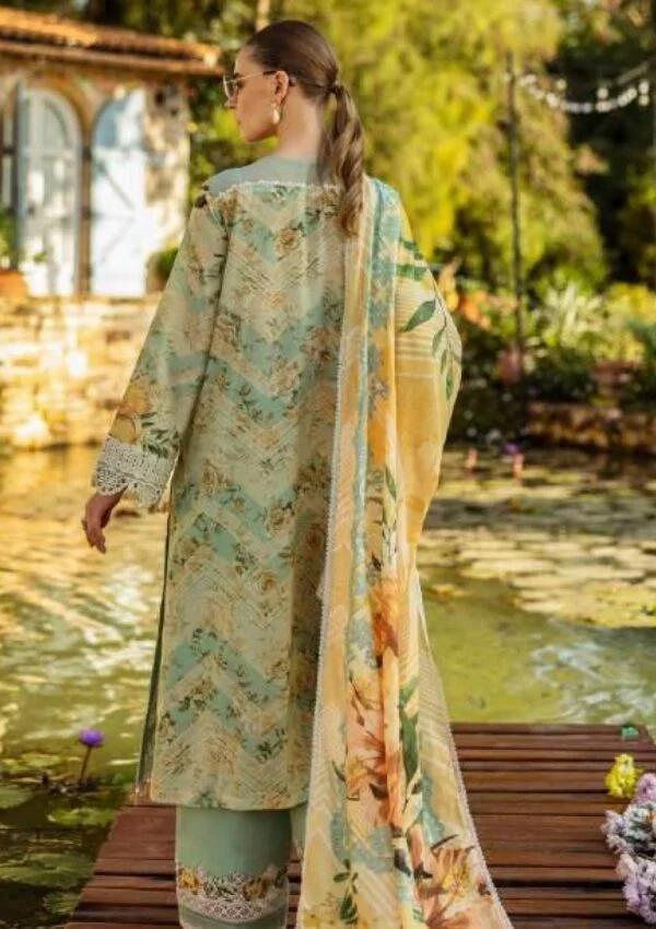 Elaf Premium Print Chikankari Elk 06a Pistachio Dreams Lawn Collection