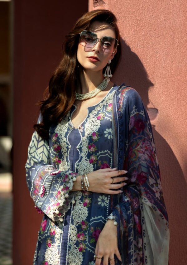 Elaf Premium Signature Embroidered Ets 4a Sylvie Lawn Collection