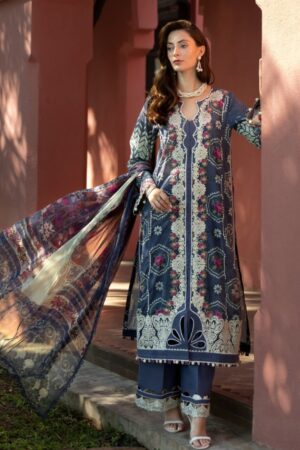 Elaf Premium Signature Embroidered Ets 4a Sylvie Lawn Collection