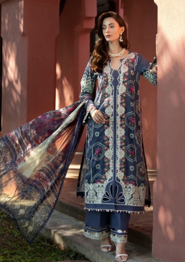 Elaf Premium Signature Embroidered Ets 4a Sylvie Lawn Collection