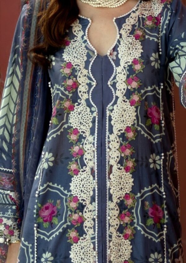 Elaf Premium Signature Embroidered Ets 4a Sylvie Lawn Collection