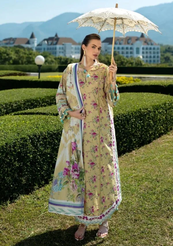 Elaf Premium Prints Epe 05b Zen Flora Lawn Collection