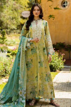 Elaf Premium Print Chikankari Elk 07a Allure Lawn Collection