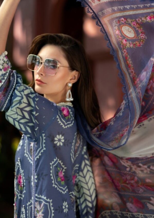 Elaf Premium Signature Embroidered Ets 4a Sylvie Lawn Collection