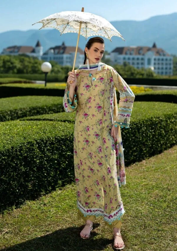 Elaf Premium Prints Epe 05b Zen Flora Lawn Collection