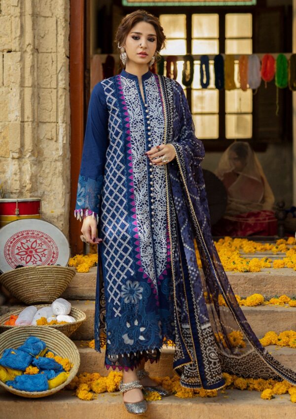 Al Zohaib Bandhani The Tales Of Jaipur Az 03 Lawn Collection