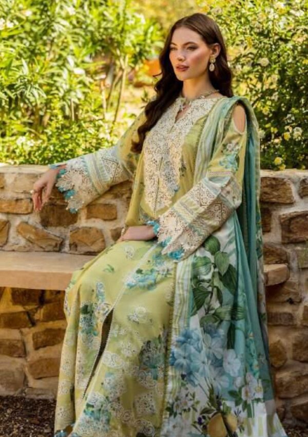 Elaf Premium Print Chikankari Elk 07a Allure Lawn Collection