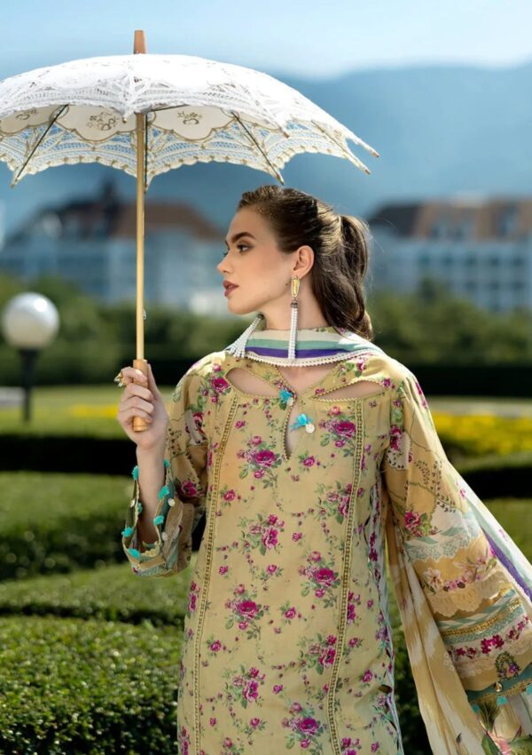 Elaf Premium Prints Epe 05b Zen Flora Lawn Collection