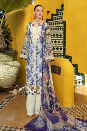 Elaf Premium Signature Embroidered Ets 5b Serene Lawn Collection