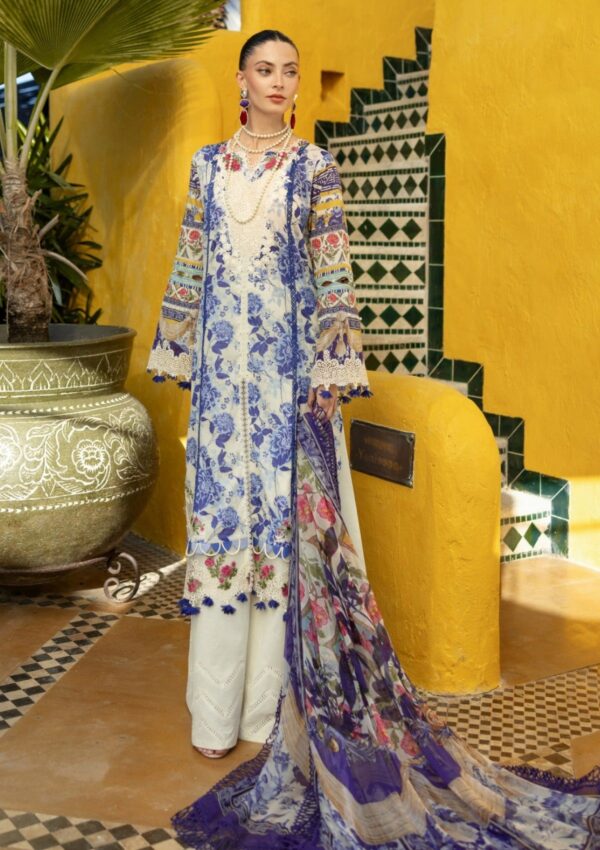 Elaf Premium Signature Embroidered Ets 5b Serene Lawn Collection