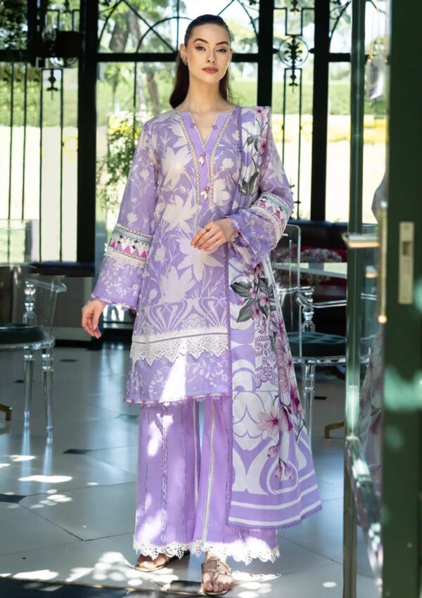 Elaf Premium Prints Epe 08a Lavender Aura Lawn Collection