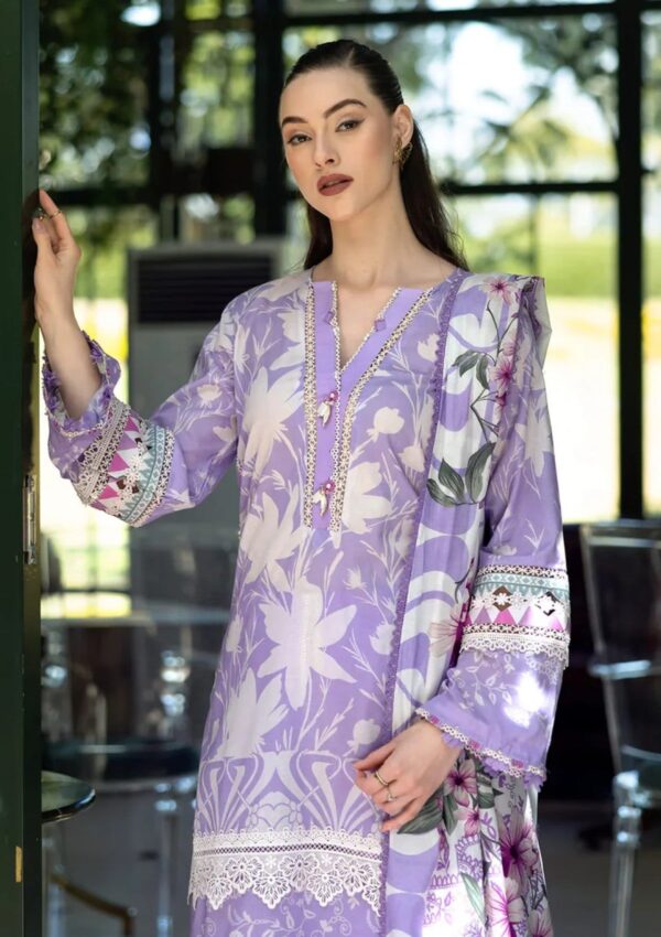 Elaf Premium Prints Epe 08a Lavender Aura Lawn Collection