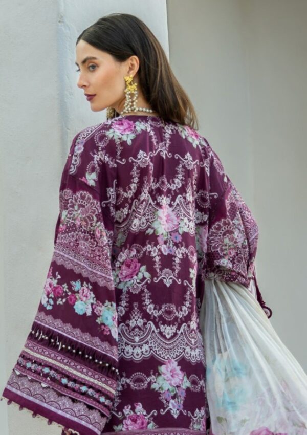 Elaf Premium Signature Embroidered Ets 6b Azotic Lawn Collection