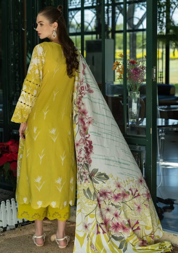 Elaf Premium Prints Epe 08b Saffron Lawn Collection