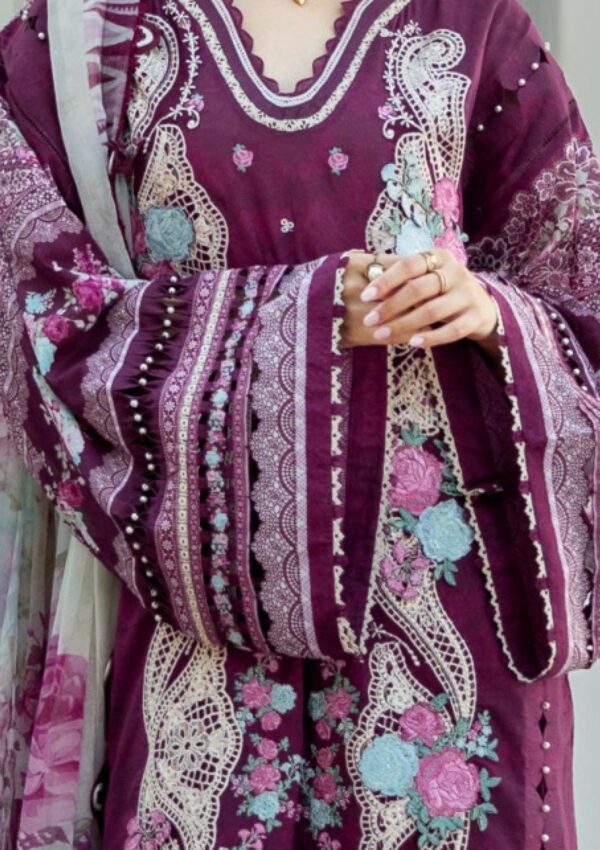 Elaf Premium Signature Embroidered Ets 6b Azotic Lawn Collection