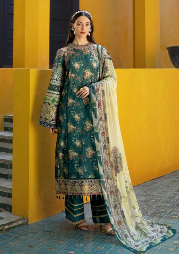 Elaf Premium Signature Embroidered Ets 7a Stay Curious Lawn Collection