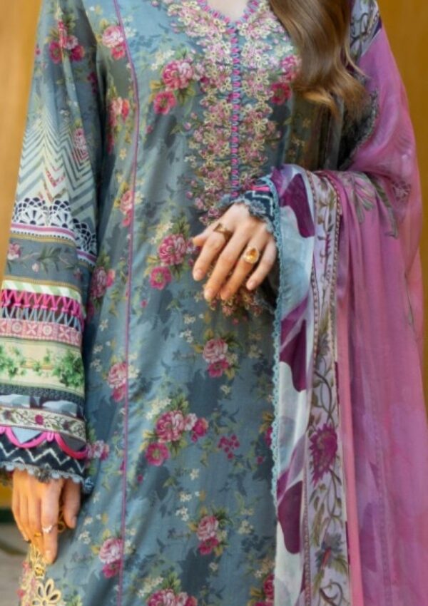 Elaf Premium Signature Embroidered Ets 7b Glory Lawn Collection