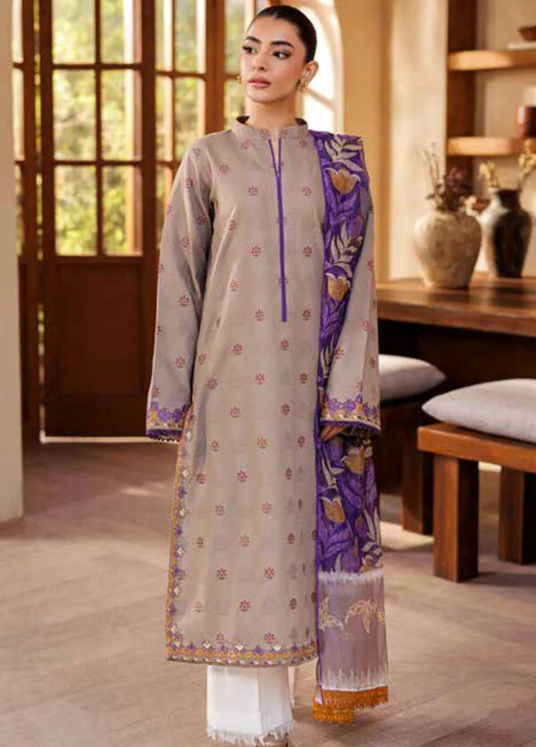 Rajbari Amari Embroidered Lawn Jacquard D 07 3pc Suit