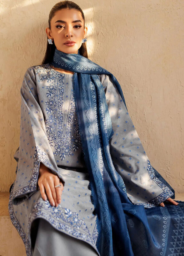 Rajbari Amari Embroidered Lawn Jacquard D 09 3pc Suit