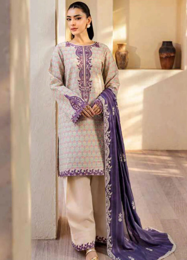 Rajbari Amari Embroidered Lawn Jacquard D 11 3pc Suit