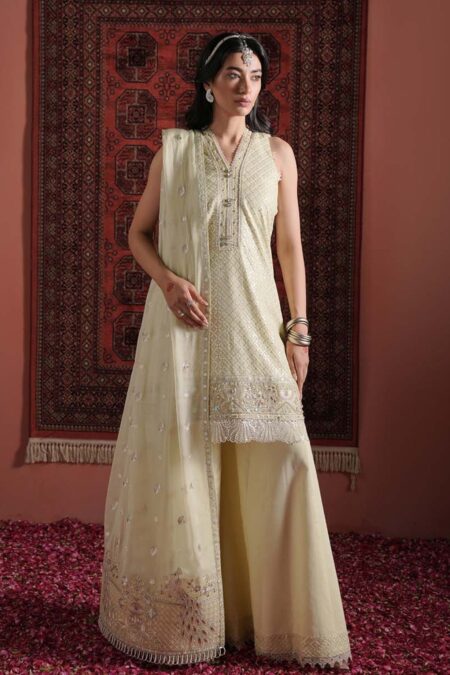 Zarqash Lakhnawi Festive Chiffon Zq 4b Hena