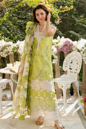 Asifa & Nabeel Gulkari Gkl 3 Lemonade Dream Lawn Collection