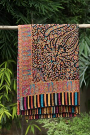 Pashmina Kani Jamawer Shawl D 1