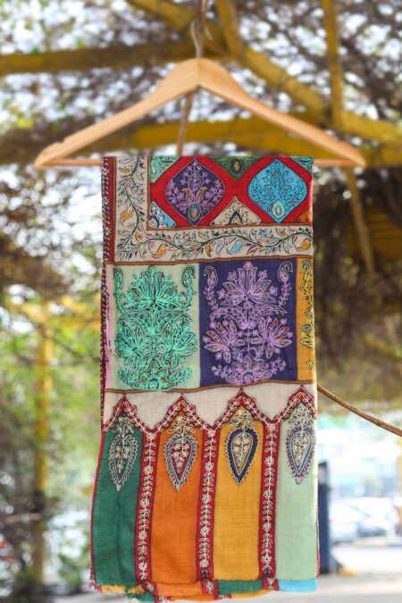 Pure Pashmina Kalam Kari Shawl D 09