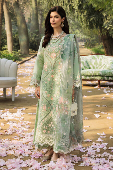 Sardinia Floral Sr 802 Green Allre