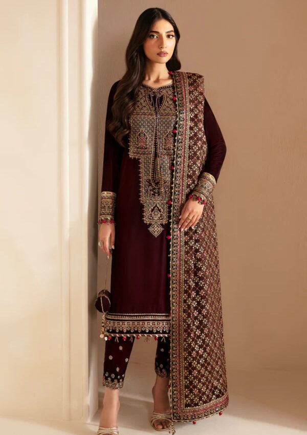 Jazmin Embroidered Velvet Vf 2022 Winter Collection