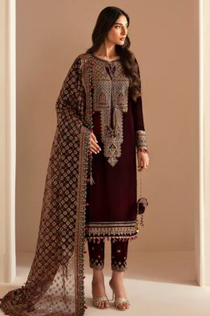 Winter Collection - Jazmin - Embroidered Velvet 24 - VF-2022