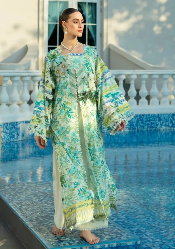 Elaf Premium Prints Epe 01b Emerald Isle Lawn Collection