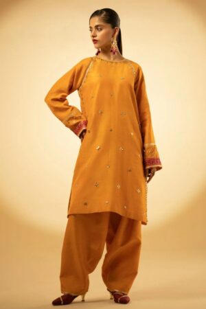 Fozia Khalid Silk Edit Luxe Amber D 05 Winter Collection