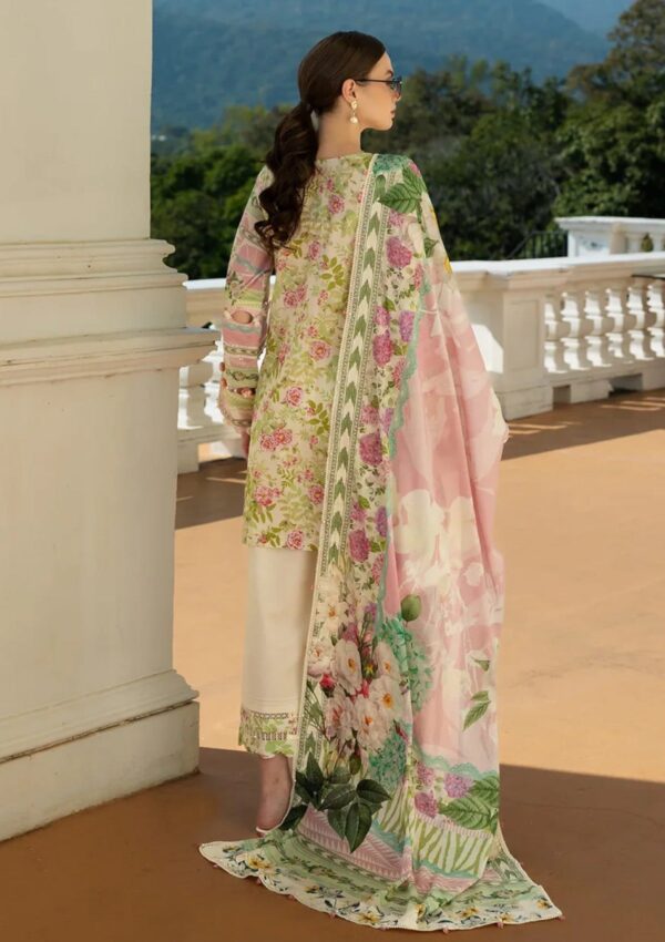 Elaf Premium Prints Epe 01a Thistle & Rose Lawn Collection