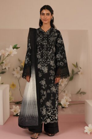 Afrozeh Floral Charm Afc 07 Lupine Lawn Collection