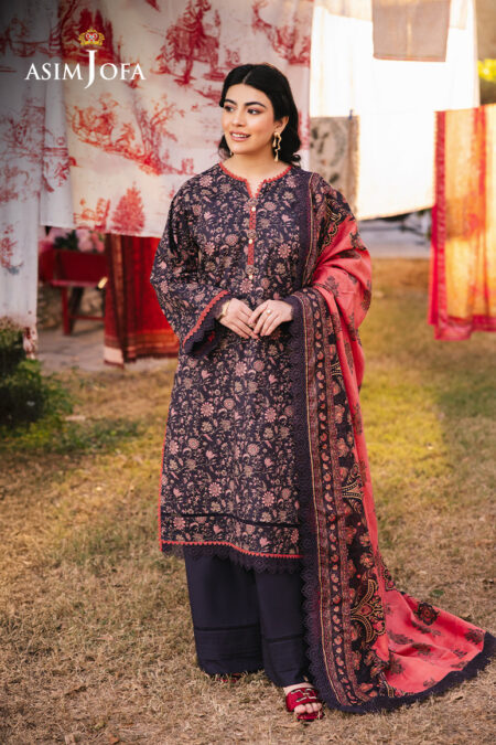 Asim Jofa Ajubj-18 Printed Lawn 