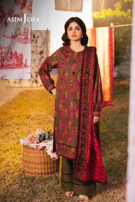 Asim Jofa Ajubj-19 Printed Lawn 