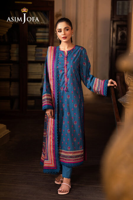 Asim Jofa Ajubj-40 Printed Lawn 