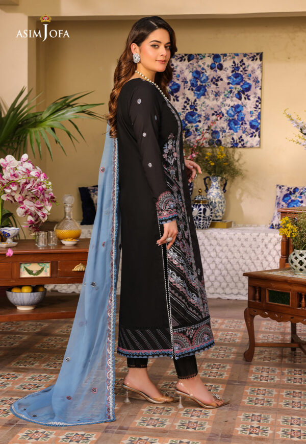 Asim Jofa Ajzb-09 Embroidered Cambric