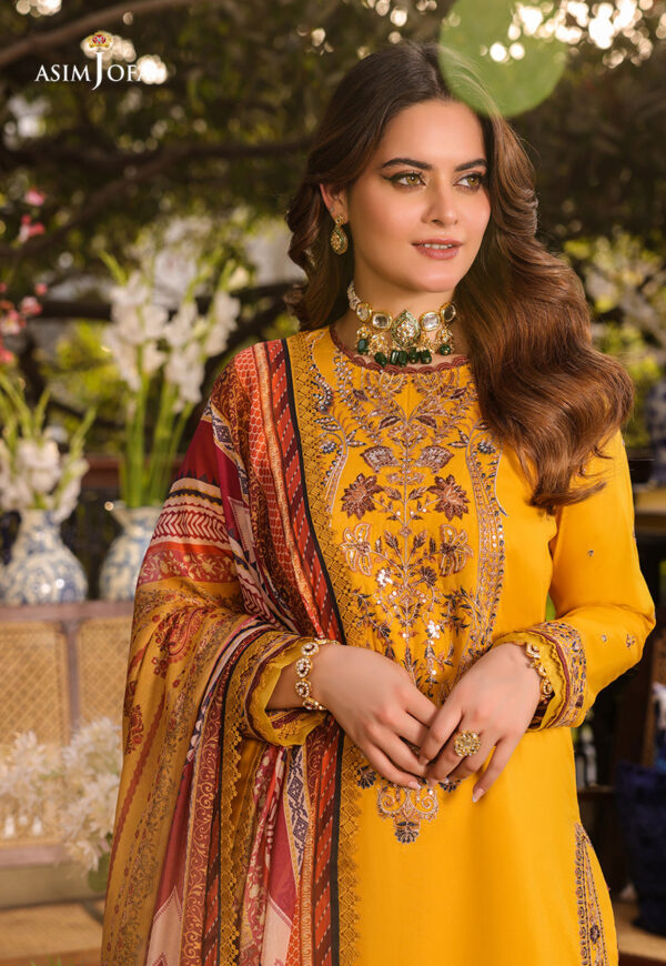 Asim Jofa Ajzb-01 Embroidered Cambric
