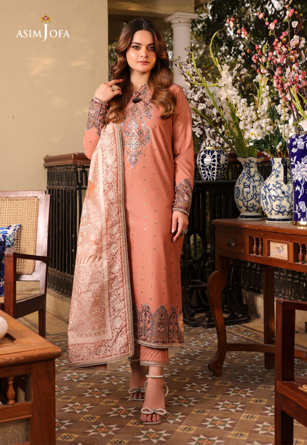 Asim Jofa Ajzb-23 Embroidered Cambric