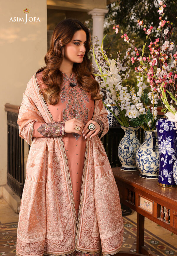 Asim Jofa Ajzb-23 Embroidered Cambric