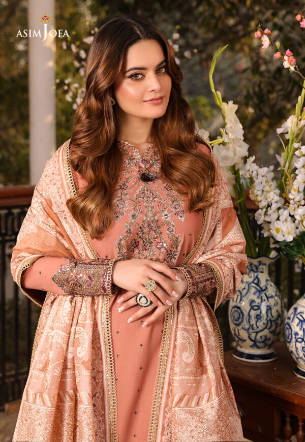 Asim Jofa Ajzb-23 Embroidered Cambric