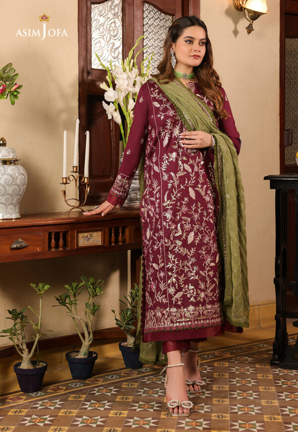 Asim Jofa Ajzb-11 Embroidered Cambric