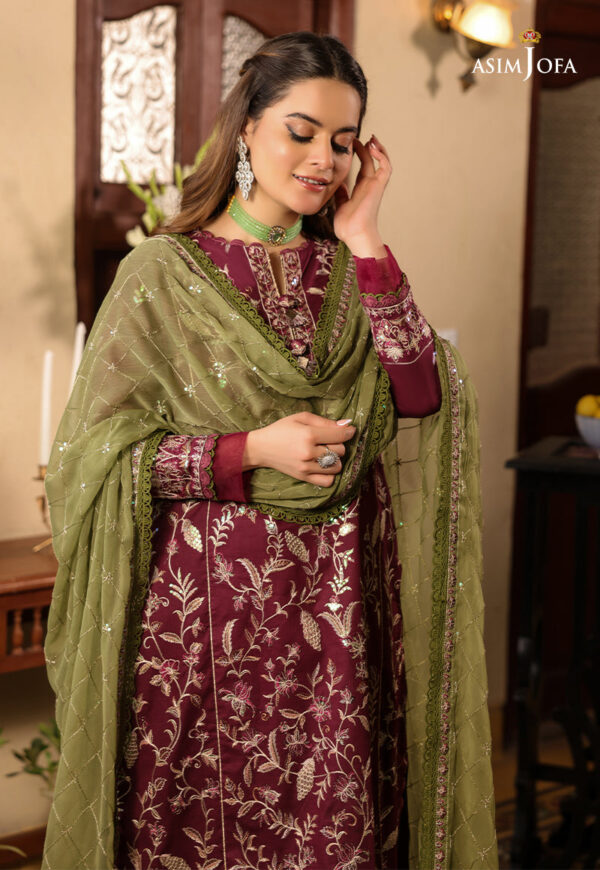 Asim Jofa Ajzb-11 Embroidered Cambric